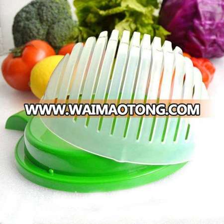 As seen on TV 60 Second Salad Maker Vegetable or Fruit Salad Cutter Bowl